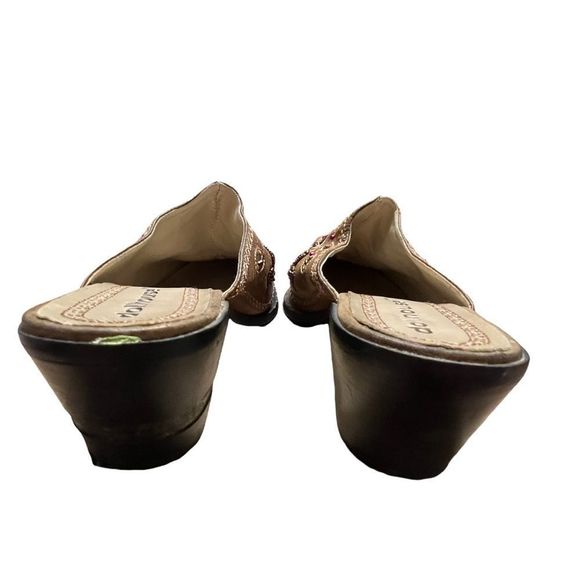 Dollhouse Western Pointy Square Toe Jeweled Mules Sz 6.5" - Picture 8 of 11